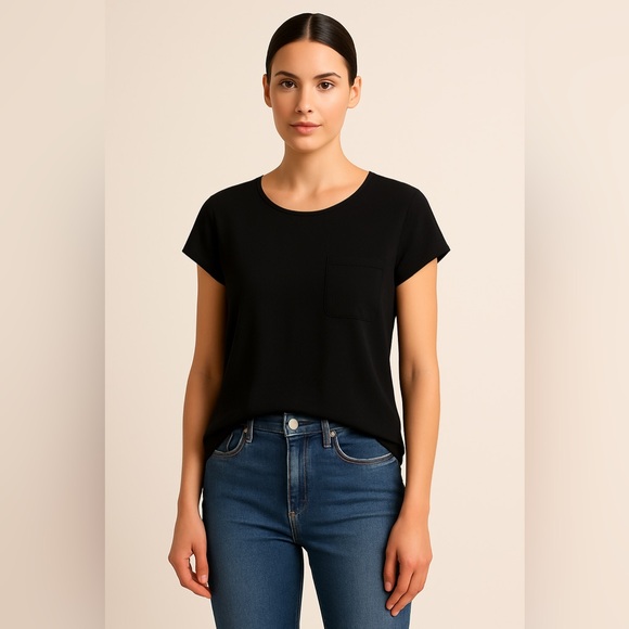 Joie Black Short Sleeve Blouse Women’s Size S - Picture 1 of 8